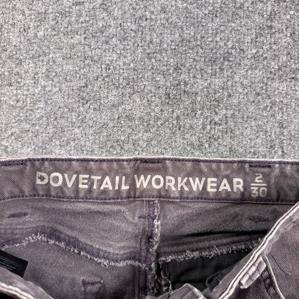 Dovetail Workwear Britt Utility Pants Womens 2x30 Plum Double Knee Distressed - Picture 5 of 16